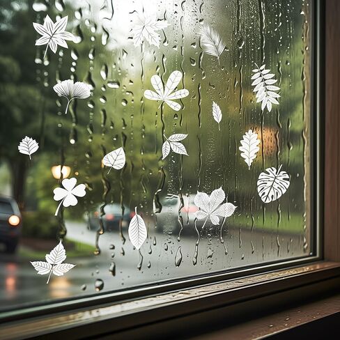 ملصقات النوافذ لمنع ضربات الطيور، منع ضربات نافذة الطيور، 16 قطعة من ملصقات النوافذ للنوافذ الزجاجية، ملصقات النوافذ المضادة للتصادمات على الطيور، اختيار ذكي لتزيين المنزل، وتزيين الكوخ in Kuwait