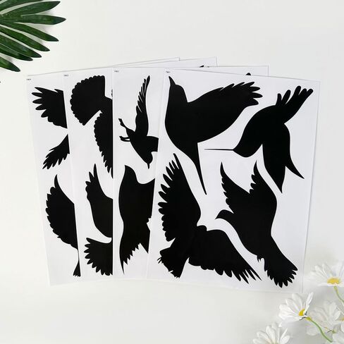 Anti Collision Window Clings Bird Strike Prevention Window Stickers Decals Static Stickers Prevent Bird Strikes on Window Glass - Clear Hummingbird in Saudi Arabia