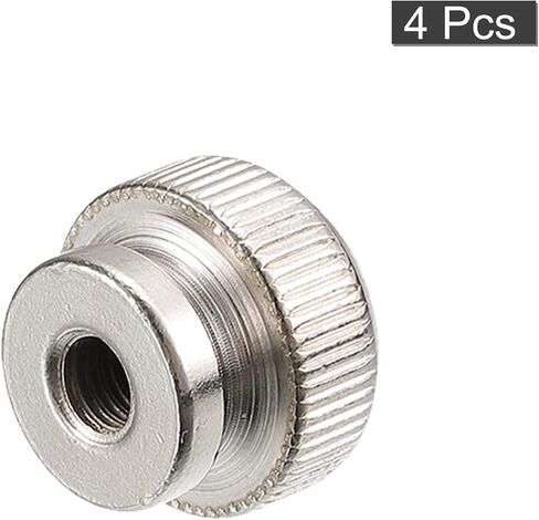 صواميل إبهام مخرشة من uxcell، قطعتان M3 x D13mm x H13mm من الفولاذ الكربوني مع فتحة عمياء عالية الياقة وصواميل إبهام مخرشة لأجزاء الطابعة ثلاثية الأبعاد in Saudi Arabia