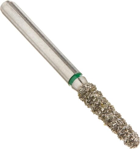 Crosstech 1-6055/018C 1Diamond Single Patient Use Diamond Bur، قبضة الاحتكاك، معقمة، حبيبات خشنة، تقليل إجمالي، حجم الرأس 1.8 مم، طول الرأس 8.0 مم، عبوة من 25 قطعة in Kuwait