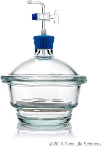 BOROSIL 3083042 مكنسة تجفيف، محبس مع مغزل Ptfe ولوحة بورسلين، 150 مم، بوروسيليكات، 100 مم فلوريدا. أونصة، زجاج البورسليكات in Kuwait