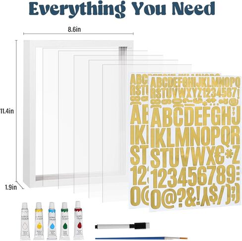 مجموعة بصمات اليد العائلية - مجموعة بصمة يد الطفل وبصمة قدمه، هدايا للآباء الجدد، أفكار هدايا عائلية، إطار خشبي تذكاري لحديثي الولادة، هدايا استحمام جديدة للأولاد والبنات، 5 دهانات غير سامة in Kuwait