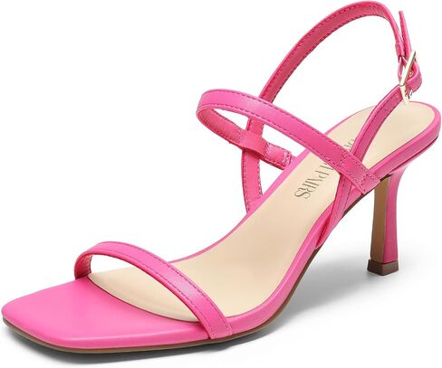 أحذية DREAM PAIRS النسائية ذات الكعب العالي ذات الكعب العالي والمفتوحة عند الأصابع والصنادل ذات الكعب العالي وحزام الكاحل in Kuwait