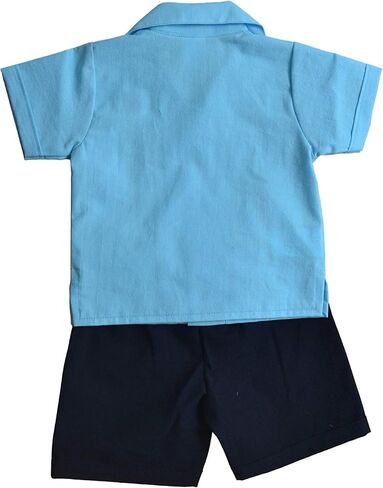 Baby Guayabera Set, (Short & Shirt) 2 Pcs in Saudi Arabia