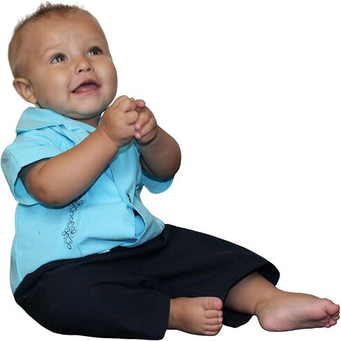Baby Guayabera Set, (Short & Shirt) 2 Pcs in Saudi Arabia