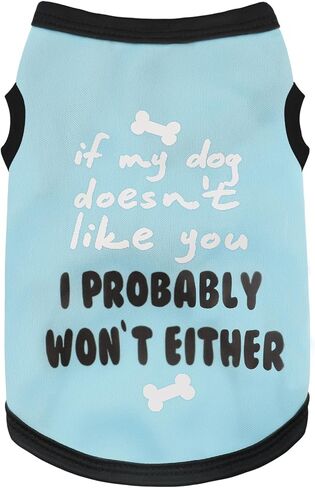 Elevate Your Pet's Seasonal Style with Playful Panache: with Adorable Beautifully Printed Dog Shirts Featuring Hilarious Printed Patterns for Airy Comfort in Summer and Fall Classic Series1 X-Small in Saudi Arabia
