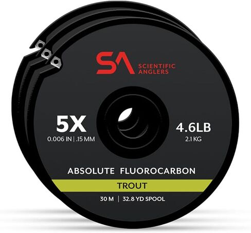 Scientific Anglers Absolute Fluorocarbon Trout Tippet Assortment 4X, 5X, 6X in Saudi Arabia