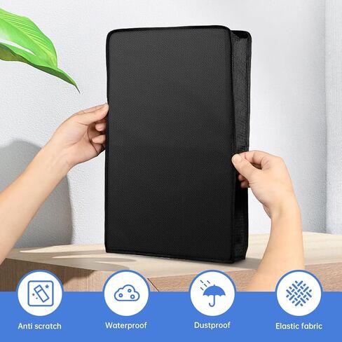 Dust Cover For PS5 Slim Console Oxford cloth Anti-Scratch Waterproof Dust Guard Backend cutaway design for Playstation 5 Slim Console in Saudi Arabia