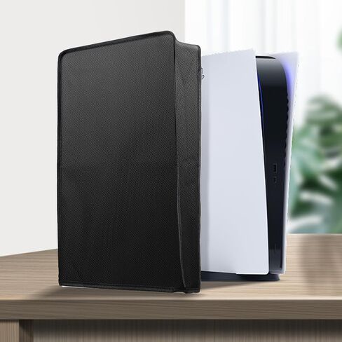 Dust Cover For PS5 Slim Console Oxford cloth Anti-Scratch Waterproof Dust Guard Backend cutaway design for Playstation 5 Slim Console in Saudi Arabia