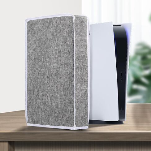 غطاء غبار لوحدة التحكم PS5 النحيفة، قماش أكسفورد مضاد للخدش ومقاوم للماء، تصميم خلفي لوحدة التحكم بلاي ستيشن 5 النحيفة in Saudi Arabia