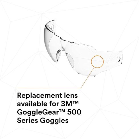 3M Goggle Gear، سلسلة 500، GG501SGAF-LENS، عدسة بديلة شفافة مضادة للضباب من سكوتشجارد in Saudi Arabia
