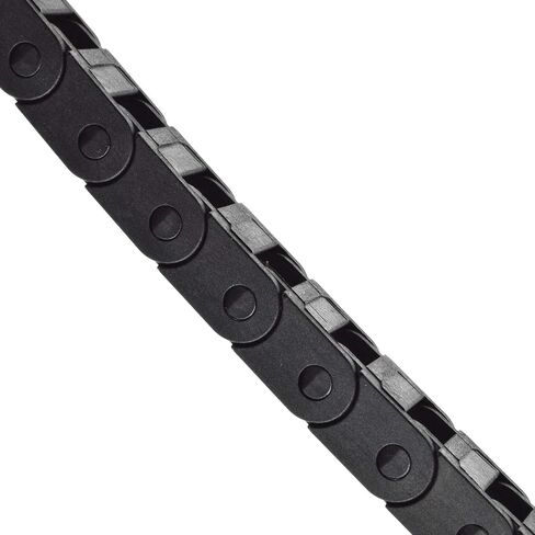 حامل كابل سلسلة سحب بلاستيكي من النوع المغلق مع موصلات نهائية R15 7 × 7 مم L1000mm لآلات التوجيه باستخدام الحاسب الآلي الكهربائية in Saudi Arabia