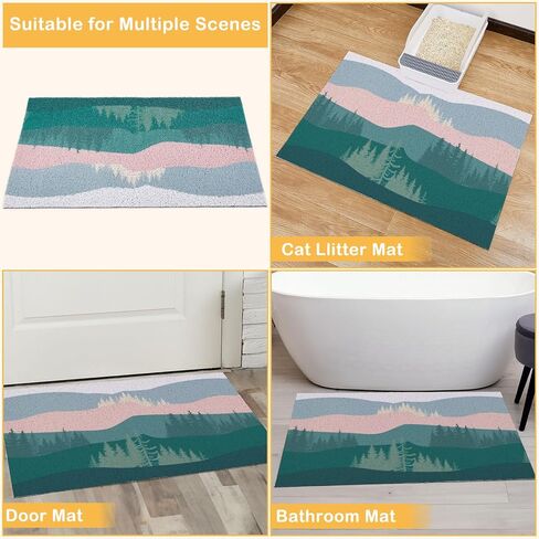 بساط فضلات القطط، بساط صندوق فضلات ناعم، مصنوع من مادة PVC، بساط فضلات القطط، بساط محاصرة فضلات القطط، كيتي، بساط فضلات القطط سهل التنظيف in Kuwait