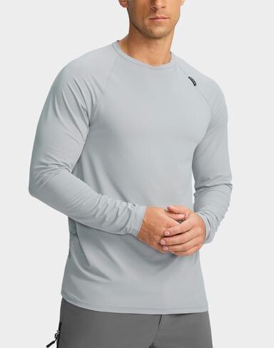 Men's Mountain Bike Jersey Long Sleeve Off-Road Sun Protection Biking Cycling Bicycle Hiking Shirts for Men Zipper Pocket in Saudi Arabia