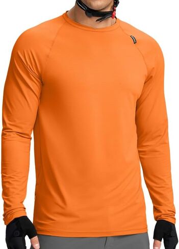 قمصان رجالي لركوب الدراجات الجبلية بأكمام طويلة للحماية من أشعة الشمس على الطرق الوعرة وركوب الدراجات والمشي لمسافات طويلة للرجال وجيب بسحاب in Kuwait