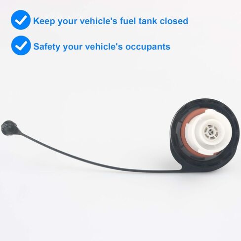 غطاء غاز، غطاء وقود GT335، 20914961 متوافق مع Buick Cadillac Chevy GMC - 2007-2011 Lucerne، 2007-2011 DTS، 2004-2005 Escalade، 2005-2007 Cobalt، 2005-2008 Uplander، 2004-2008 Express Savana، المزيد in Kuwait