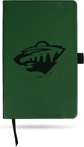 Rico Industries NHL Minnesota Wild Laser-Engraved Color Notepad, 5.25 x 8.25-inches in Saudi Arabia