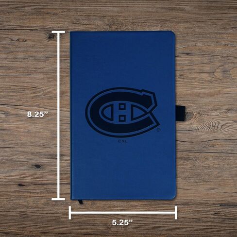 Rico Industries NHL Montreal Canadiens Laser-Engraved Color Notepad, 5.25 x 8.25-inches in Saudi Arabia