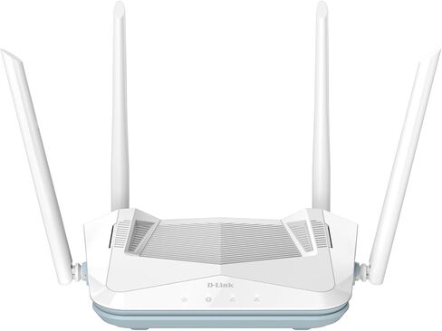 D-Link Eagle Pro Ai WiFi 6 Smart Internet Router (AX1800) - Optimized for Gaming & Streaming, Compatible with Alexa and Google, AX1800 (R18) in Saudi Arabia