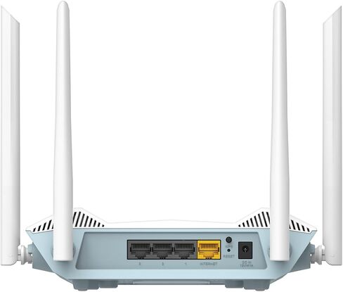 D-Link Eagle Pro Ai WiFi 6 Smart Internet Router (AX1800) - Optimized for Gaming & Streaming, Compatible with Alexa and Google, AX1800 (R18) in Saudi Arabia