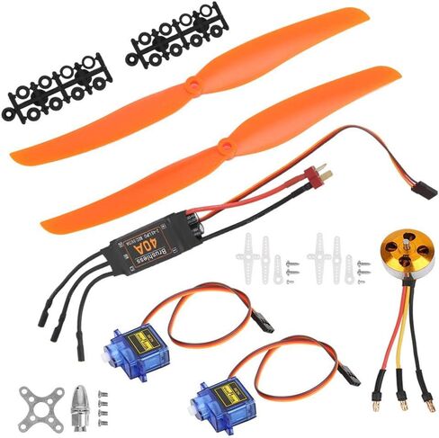 Vbest life A2212 1000KV محرك بدون فرشاة 40A ESC SG90 9G مايكرو سيرفو 1060 المروحة لطائرة هليكوبتر RC ذات الجناح الثابت in Saudi Arabia
