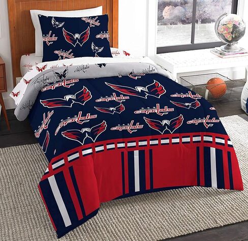سرير "دوار" من Northwest NHL Washington Capitals للكبار من الجنسين في مجموعة حقيبة، مزدوج، دوار in Saudi Arabia