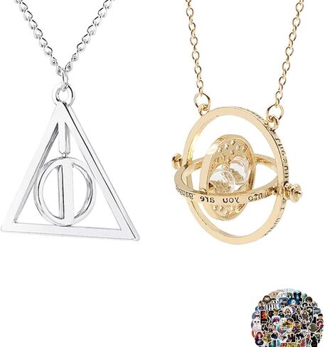 مجموعة ملصقات قلادة مثلثة مكونة من 22 قطعة من قلادة الساعة الرملية من UoYu لمحبي المجوهرات التنكرية in Kuwait