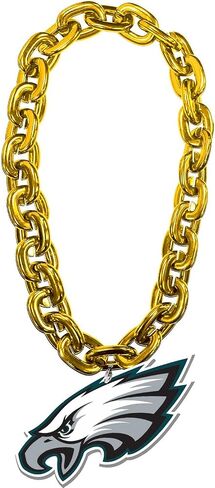 Aminco Philadelphia Eagles Eagle Head NFL Fan Chain, Gold in Saudi Arabia