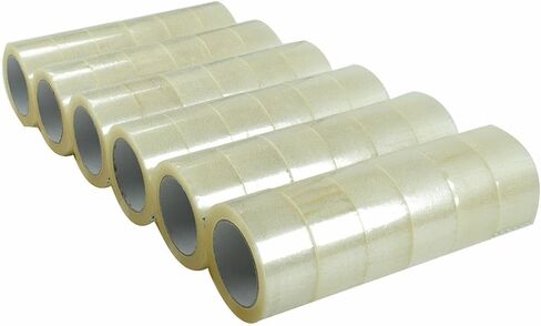 Clear Packing Tape, [2 Pack] Heavy Duty Packaging Tape 1.88 Inch x 110 Yards Ultra Strong Refill Rolls for Shipping Mailing Moving 220 Total Yards in Kuwait