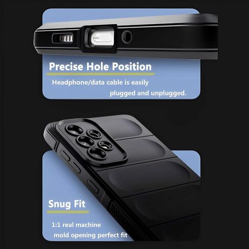 SKPY Compatible with Samsung Galaxy A15 5G Case Double Protection Cell Phone Cover with 10 Invisible Airbags 360° Safety Shockproof Protection Case for Samsung Galaxy A15 in Kuwait