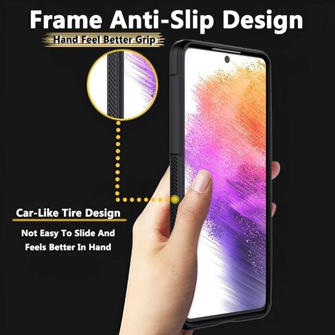 SKPY Compatible with Samsung Galaxy A15 5G Case Double Protection Cell Phone Cover with 10 Invisible Airbags 360° Safety Shockproof Protection Case for Samsung Galaxy A15 in Kuwait