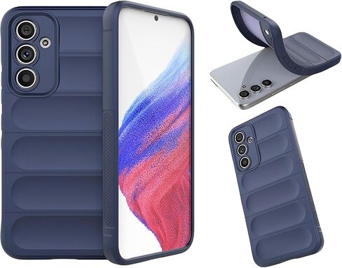 SKPY Compatible with Samsung Galaxy A15 5G Case Double Protection Cell Phone Cover with 10 Invisible Airbags 360° Safety Shockproof Protection Case for Samsung Galaxy A15 in Kuwait