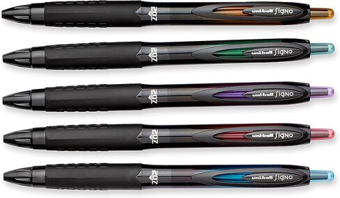 uni-ball 207 BLX Infusion Retractable Gel Pens, Medium Point (0.7mm), Assorted Colors, 5 Count in Saudi Arabia