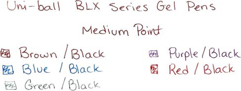 uni-ball 207 BLX Infusion Retractable Gel Pens, Medium Point (0.7mm), Assorted Colors, 5 Count in Saudi Arabia