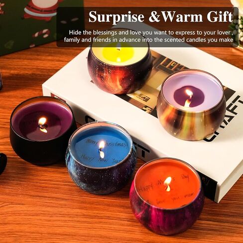 Candle Making Kit for Adults, DIY Starter Candle Making Supplies with Digital Soy Wax Melt Warmer, Premium Making Supply Perfect as Home Decorations in Saudi Arabia