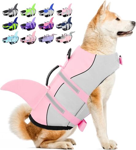 Bess Bridal Dog Life Jacket - Shark Safety Vest for Swimming & Boating in Kuwait