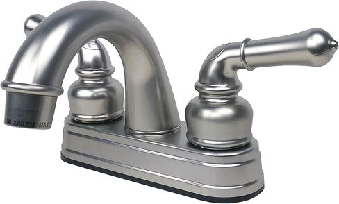 Laguna Brass 2001CP RV Mobile Home Non-Metallic Centerset Lavatory Faucet, Chrome Finish in Saudi Arabia