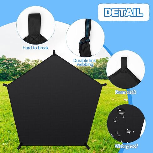 أرجوحة على شكل قبة متسلق مكونة من قطعتين ملحق خارجي لقبة التسلق للعب بمظلة بطول 10 أقدام وملعب للأطفال مع حمل محمل بوزن 300 رطل (الأرجوحة فقط) in Kuwait