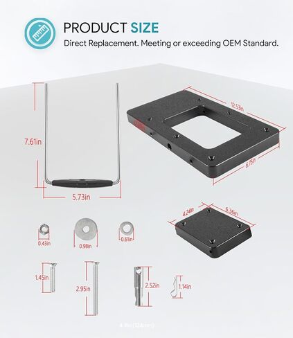 For Minn Kota 1854021 MKA-21 Composite Quick Release Bracket for Ulterra, Terrova, PowerDrive, PowerDrive V2 Pontoon, Deckhand 40 Trolling Motors in Saudi Arabia