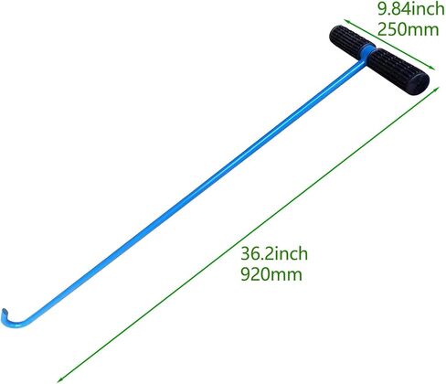 Bueyfolt 36 "T-Handle Manhole Hook Tool، مقبض كبير هوك أداة رفع، هوك الثقيلة لرفع وتحريك أغطية استنزاف العاصفة in Kuwait