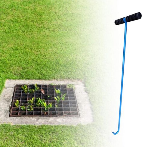 Bueyfolt 36 "T-Handle Manhole Hook Tool، مقبض كبير هوك أداة رفع، هوك الثقيلة لرفع وتحريك أغطية استنزاف العاصفة in Kuwait