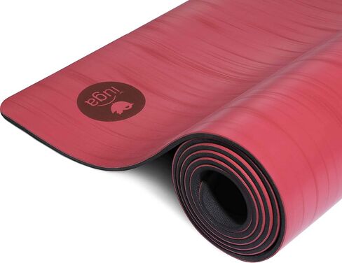 IUGA Pro Yoga Mat Non Slip Hot Yoga Mat Anti-tear Exercise Mat Eco Friendly Yoga Mats with SGS Certified Material Free Carrying Strap Included in Saudi Arabia