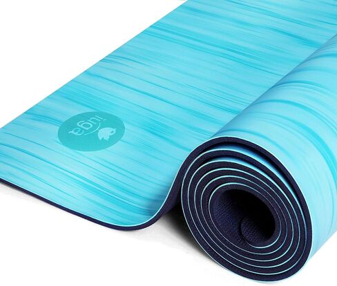 IUGA Pro Yoga Mat Non Slip Hot Yoga Mat Anti-tear Exercise Mat Eco Friendly Yoga Mats with SGS Certified Material Free Carrying Strap Included in Saudi Arabia