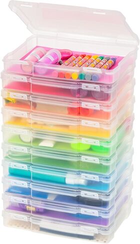 IRIS USA, Inc. 585161 KP-PC57 IRIS Photo and Embellishment Keeper, 5" x 7" (Photo Size), Clear, Pack of 10 in Saudi Arabia