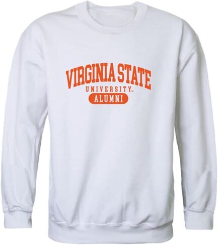 سترة W Republic Virginia State University Trojans Alumni Fleece Sweatshirt أبيض كبير in Saudi Arabia