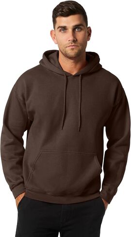 Gildan mens Heavy Blend 8 oz. 50/50 Hood(G185)-DARK CHOCOLATE-2XL in Saudi Arabia