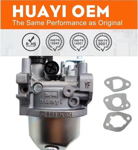 Huayi OEM Carburator Carb متوافق مع نموذج مولد العاكس البطل # 100302 مع جزء استبدال الحشيات in Saudi Arabia