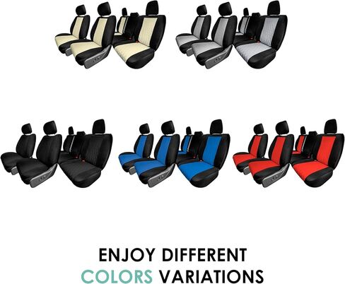 TLH Custom Fit Seat Covers for 2022-2024 Dodge RAM 1500, Seat Covers Full Set, Waterproof Car Seat Covers, Black Neoprene Seat Covers, Tailor-Made Car Seat Covers for RAM Trucks in Saudi Arabia