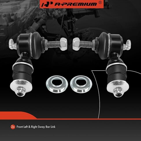 A-Premium 2 × وصلات قضيب تثبيت أمامية Sway Bar، متوافقة مع Honda Civic del Sol 1994-1997 & Acura EL 1997-2000، Integra 1995-2001 in Saudi Arabia