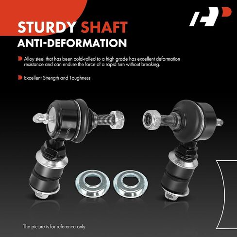A-Premium 2 × وصلات قضيب تثبيت أمامية Sway Bar، متوافقة مع Honda Civic del Sol 1994-1997 & Acura EL 1997-2000، Integra 1995-2001 in Saudi Arabia